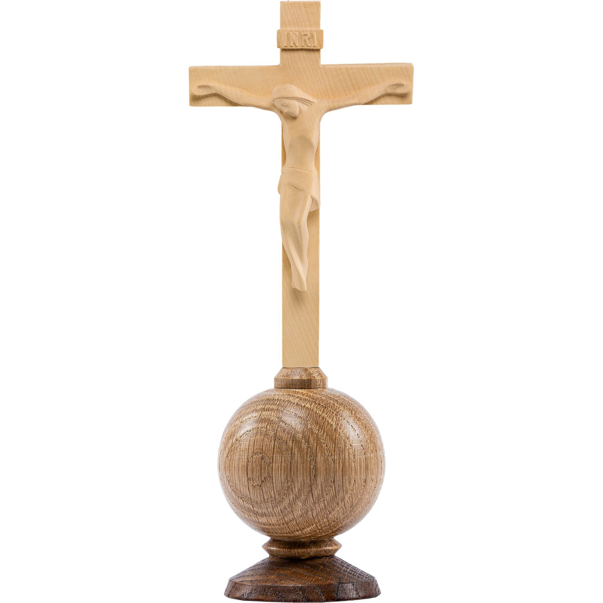 Cristo moderno ROMA en cruz en globo simple
